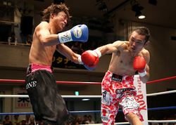Masuda beating Tomiyama