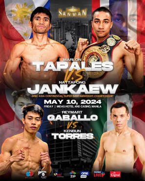Full Undercard Bouts Announced for Tapales vs Jankaew Fight Night at Midas Hotel and Casino in Manila, Philippines